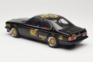 BMW 635 CSi E24 #62 J. Richards JPS Team BMW ATCC Winner 1985 AUTOart 1:18 88548 Metalas - nuotrauka 7 iš 8