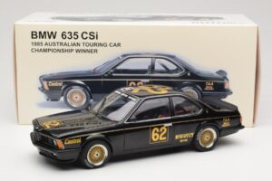 BMW 635 CSi E24 #62 J. Richards JPS Team BMW ATCC Winner 1985 AUTOart 1:18 88548 Metalas - nuotrauka 8 iš 8