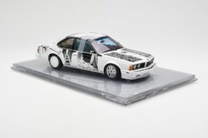 BMW 635 CSi E24 Art Car Robert Rauschenberg AUTOart 1:18 80430150924 Metalas - nuotrauka 4 iš 8