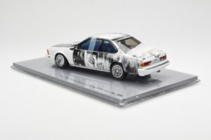 BMW 635 CSi E24 Art Car Robert Rauschenberg AUTOart 1:18 80430150924 Metalas - nuotrauka 5 iš 8