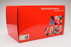 BMW 635 CSi E24 Art Car Robert Rauschenberg AUTOart 1:18 80430150924 Metalas - nuotrauka 8 iš 8