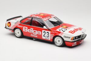 BMW 635 CSi E24 Belga Juma Racing M. Winkelhock / T. Regout 24 Hours of Spa 1985 Minichamps 1:18 155852523 Metalas - nuotrauka 4 iš 6