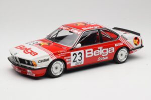 BMW 635 CSi E24 Belga Juma Racing M. Winkelhock / T. Regout 24 Hours of Spa 1985 Minichamps 1:18 155852523 Metalas