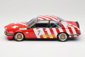 BMW 635 CSi E24 #7 BMW Italia G. Brancatelli / H. Kelleners Brno Grand Prix 1984 Minichamps 1:18 155842507 Metalas - nuotrauka 3 iš 6