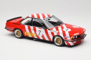 BMW 635 CSi E24 #7 BMW Italia G. Brancatelli / H. Kelleners Brno Grand Prix 1984 Minichamps 1:18 155842507 Metalas - nuotrauka 4 iš 6