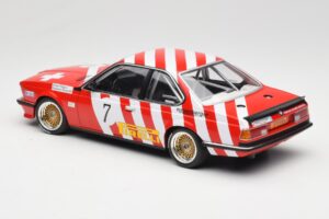 BMW 635 CSi E24 #7 BMW Italia G. Brancatelli / H. Kelleners Brno Grand Prix 1984 Minichamps 1:18 155842507 Metalas - nuotrauka 5 iš 6