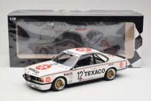 BMW 635 CSi E24 #12 R. Metge / C. Ballot-Léna Bavaria Automobiles 24 Hours of Spa 1985 Minichamps 1:18 155852513 Metalas - nuotrauka 6 iš 6
