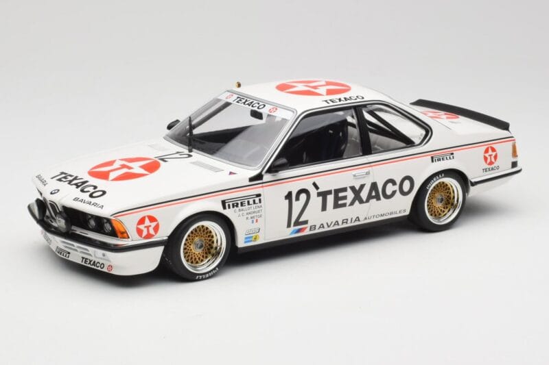 BMW 635 CSi E24 #12 R. Metge / C. Ballot-Léna Bavaria Automobiles 24 Hours of Spa 1985 Minichamps 1:18 155852513 Metalas