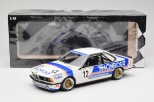 BMW 635 CSi E24 #12 C. Ballot-Léna / Deyne 500km Monza 1985 Minichamps 1:18 155852512 Metalas - nuotrauka 6 iš 6