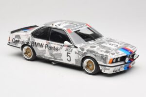 BMW 635 CSi E24 #5 R. Ravaglia Winner Spa 24 Hours 1985 Minichamps 1:18 155852505 Metalas - nuotrauka 4 iš 6