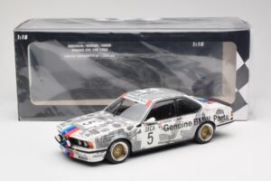 BMW 635 CSi E24 #5 R. Ravaglia Winner Spa 24 Hours 1985 Minichamps 1:18 155852505 Metalas - nuotrauka 6 iš 6