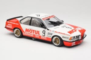 BMW 635 CSi E24 #9 Hollinger / P. Giroix Garage du Bac 24 Hours of Spa 1984 Minichamps 1:18 155842509 Metalas - nuotrauka 4 iš 6