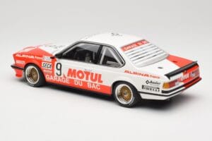 BMW 635 CSi E24 #9 Hollinger / P. Giroix Garage du Bac 24 Hours of Spa 1984 Minichamps 1:18 155842509 Metalas - nuotrauka 5 iš 6