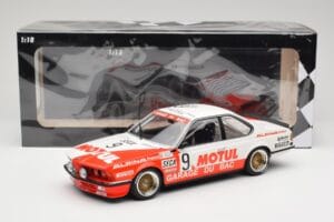 BMW 635 CSi E24 #9 Hollinger / P. Giroix Garage du Bac 24 Hours of Spa 1984 Minichamps 1:18 155842509 Metalas - nuotrauka 6 iš 6