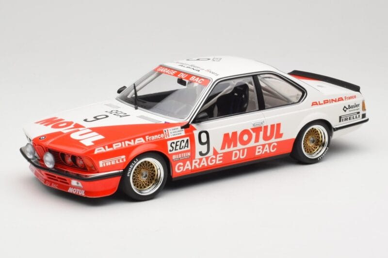 BMW 635 CSi E24 #9 Hollinger / P. Giroix Garage du Bac 24 Hours of Spa 1984 Minichamps 1:18 155842509 Metalas