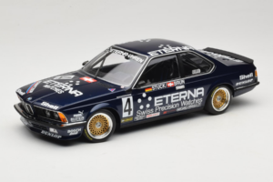 BMW 635 CSi E24 Schnitzer Eterna #4 H. Stuck / W. Brun 3rd Place Brno Grand Prix ETCC 1983 Minichamps 1:18 155832504 Metalas