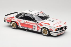 BMW 635CSi E24 Team Brun Motorsport #21 H. Grohs / T. Boutsen Spa 24 Hours 1985 Minichamps 1:18 155852521 Metalas - nuotrauka 4 iš 6