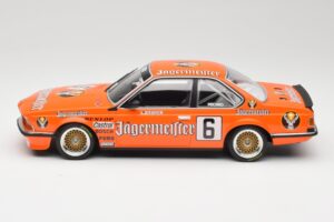 BMW 635CSi E24 Jagermeister #6 H. Stuck Bergischer Lowe Zolder DPM 1984 Minichamps 1:18 155842506 Metalas - nuotrauka 3 iš 6