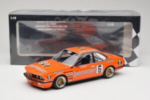 BMW 635CSi E24 Jagermeister #6 H. Stuck Bergischer Lowe Zolder DPM 1984 Minichamps 1:18 155842506 Metalas - nuotrauka 6 iš 6
