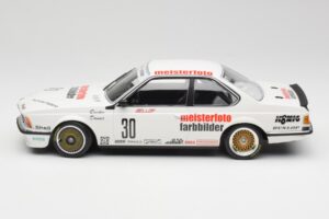 BMW 635CSi E24 Team Schnitzer Eterna #30 S. Bellof / S. Danner ETCC 1984 Minichamps 1:18 155832530 Metalas - nuotrauka 3 iš 6