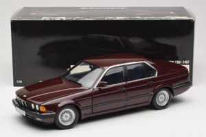 BMW 730i E32 Red Metallic Minichamps 1:18 100023001 Metalas - nuotrauka 8 iš 8