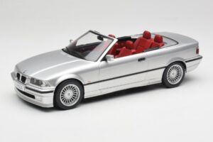 BMW Alpina B3 E36 3.2 Kabrioletas Arctic Silver MCG 1:18 MCG18322 Metalas