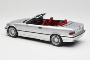 BMW Alpina B3 E36 3.2 Kabrioletas Arctic Silver MCG 1:18 MCG18322 Metalas - nuotrauka 7 iš 8