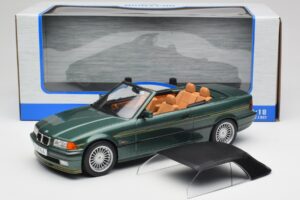 BMW Alpina B3 E36 3.2 Kabrioletas Oxford Green MCG 1:18 MCG18321 Metalas - nuotrauka 8 iš 8