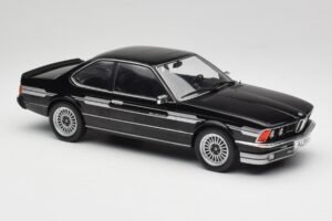 BMW Alpina B7 Turbo E24 Diamond Black MCG 1:18 MCG18235 Metalas - nuotrauka 4 iš 6