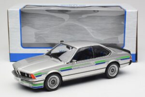 BMW Alpina B7 Turbo E24 Polaris Silver MCG 1:18 MCG18234 Metalas - nuotrauka 6 iš 6