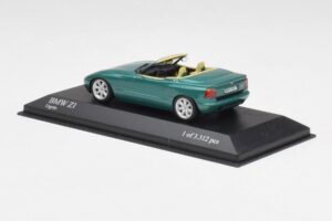 BMW Z1 E30 Britų Lenktyninė Žalia Minichamps 1:43 400020100 Metalas - nuotrauka 3 iš 4