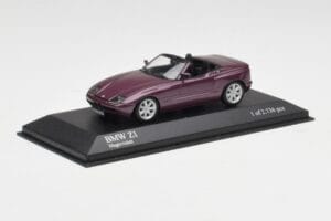 BMW Z1 E30 Violetinis Metalinis Minichamps 1:43 400020101 Metalas - nuotrauka 2 iš 5