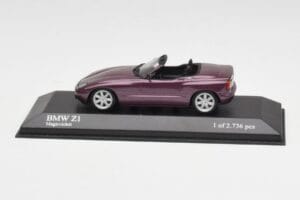 BMW Z1 E30 Violetinis Metalinis Minichamps 1:43 400020101 Metalas
