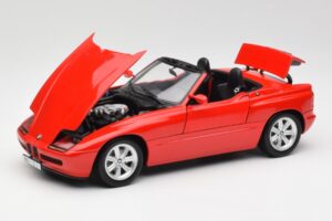 BMW Z1 E30 Raudonas Minichamps 1:18 183020106 Metalas - nuotrauka 2 iš 8