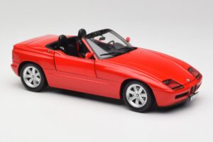 BMW Z1 E30 Raudonas Minichamps 1:18 183020106 Metalas - nuotrauka 6 iš 8