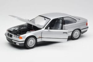 BMW 3 Series E36 Coupe Sidabrinis UT Models 1:18 180023321 Metalas - nuotrauka 2 iš 8