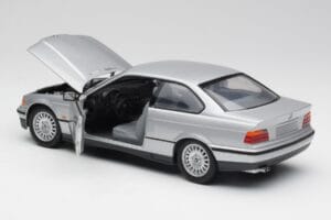 BMW 3 Series E36 Coupe Sidabrinis UT Models 1:18 180023321 Metalas - nuotrauka 5 iš 8