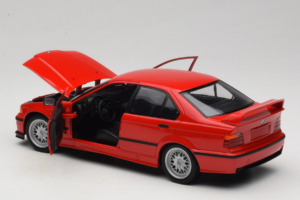 BMW 318is E36 Hellrot UT Models 1:18 180024302-R1 Metalas - nuotrauka 5 iš 8
