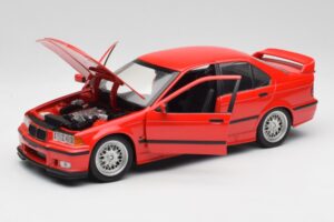 BMW 318is E36 Raudonas UT Models 1:18 180024302 Metalas - nuotrauka 2 iš 8