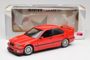 BMW 318is E36 Raudonas UT Models 1:18 180024302 Metalas - nuotrauka 8 iš 8