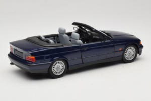 BMW 3 Series E36 Kabrioletas Violetinis UT Models 1:18 BMW006 Metalas - nuotrauka 3 iš 8