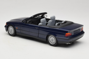 BMW 3 Series E36 Kabrioletas Violetinis UT Models 1:18 BMW006 Metalas - nuotrauka 7 iš 8