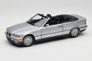 BMW 3 Series E36 Kabrioletas Sidabrinis UT Models 1:18 BMW008 Metalas