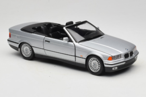 BMW 3 Series E36 Kabrioletas Sidabrinis UT Models 1:18 BMW008 Metalas - nuotrauka 6 iš 8