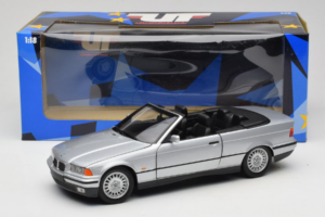 BMW 3 Series E36 Kabrioletas Sidabrinis UT Models 1:18 BMW008 Metalas - nuotrauka 8 iš 8