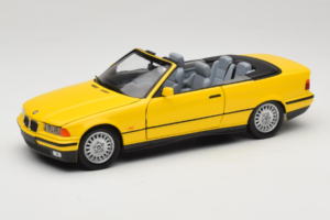 BMW 3 Series E36 Kabrioletas Geltonas UT Models 1:18 BMW007 Metalas