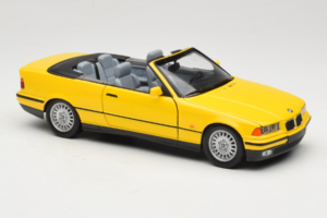 BMW 3 Series E36 Kabrioletas Geltonas UT Models 1:18 BMW007 Metalas - nuotrauka 6 iš 8