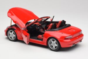 BMW Z3 E36 M Roadster Imola Raudonas UT Models 1:18 20411 Metalas - nuotrauka 5 iš 8