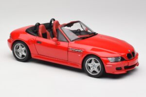 BMW Z3 E36 M Roadster Imola Raudonas UT Models 1:18 20411 Metalas - nuotrauka 6 iš 8