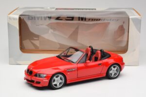 BMW Z3 E36 M Roadster Imola Raudonas UT Models 1:18 20411 Metalas - nuotrauka 8 iš 8